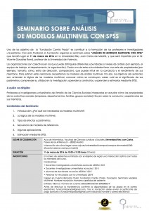 SEMINARIO SOBRE ANÁLISIS DE MODELOS MULTINIVEL CON SPSS